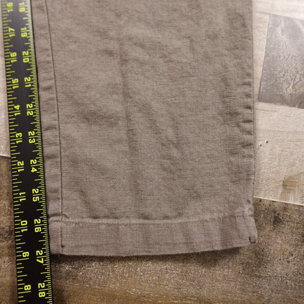 Urban Outfitters Your Neighbors Linen Blend Tapered Pants – Men's Medium Taupe‎ - Picture 4 of 11